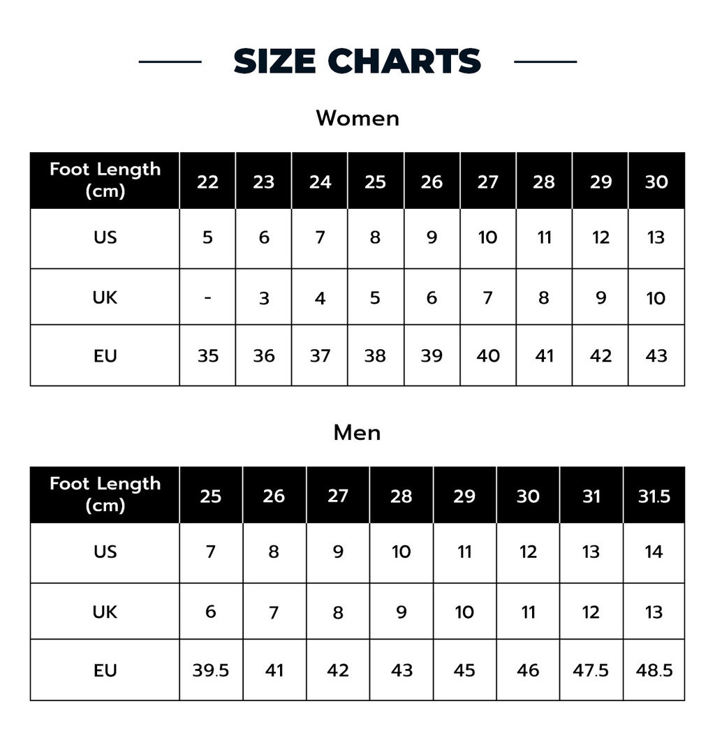 Size chart skechers cm on sale