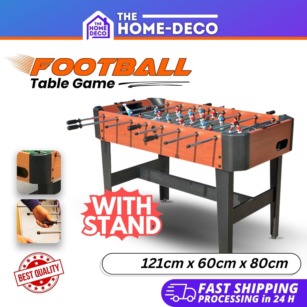 Football Table Game With Stand Entertainment Soccer Family Sport Indoor ...