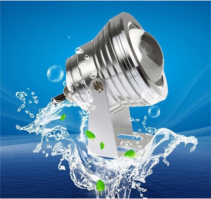 Waterproof RGB LED Flood Light Underwater Fountain Pool Pond Aquarium ...