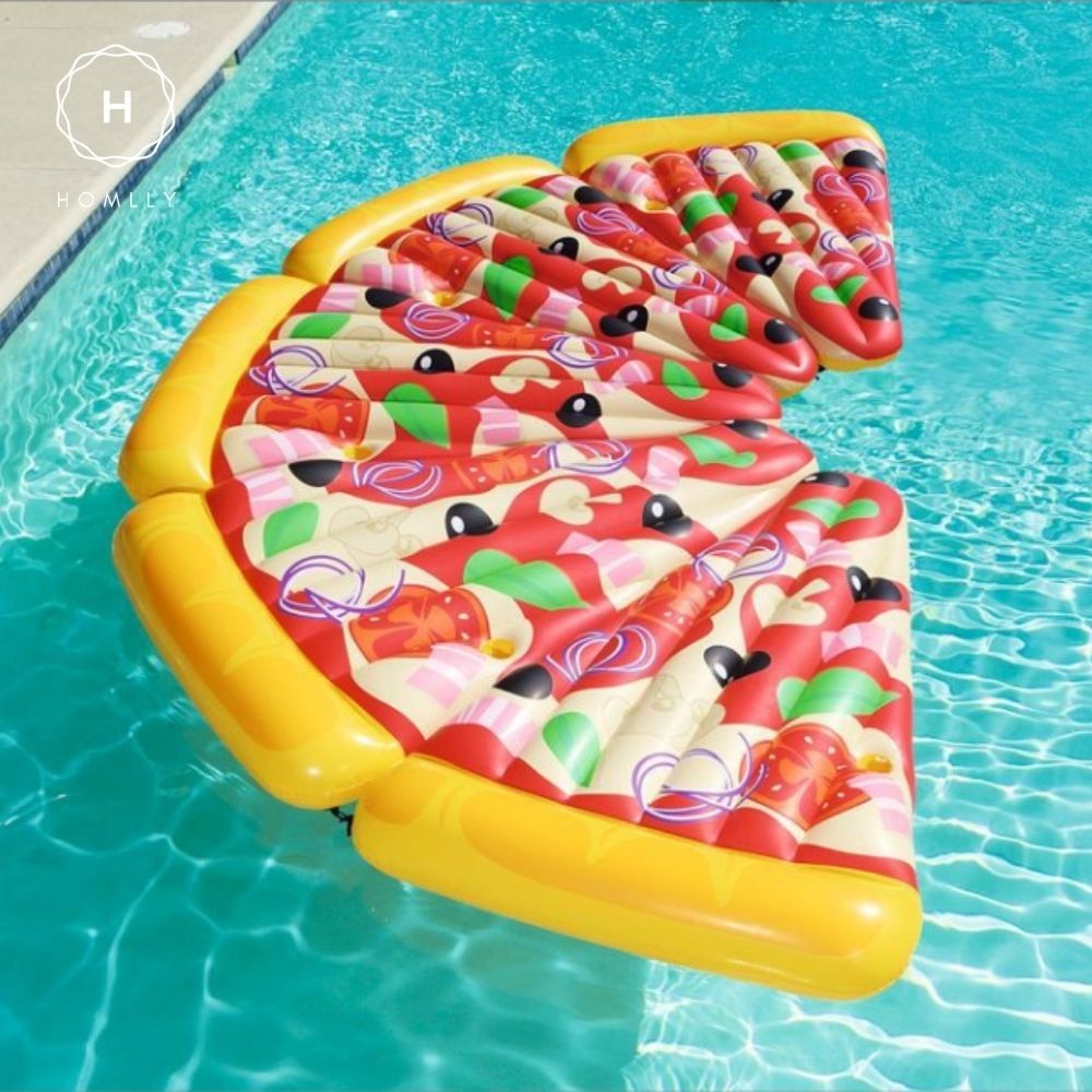 Homlly Giant Inflatable Popsicle Pizza Marshmallow Lounger Swim Lie On ...