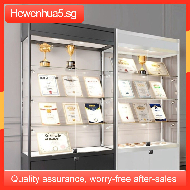 Certificate Display Cabinet Display Honor Cabinet Trophy Medal Boutique ...