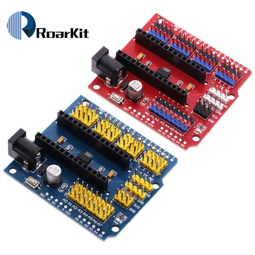 NANO I/O IO Expansion Sensor Shield Module For Arduino UNO R3 Nano V3.0 ...