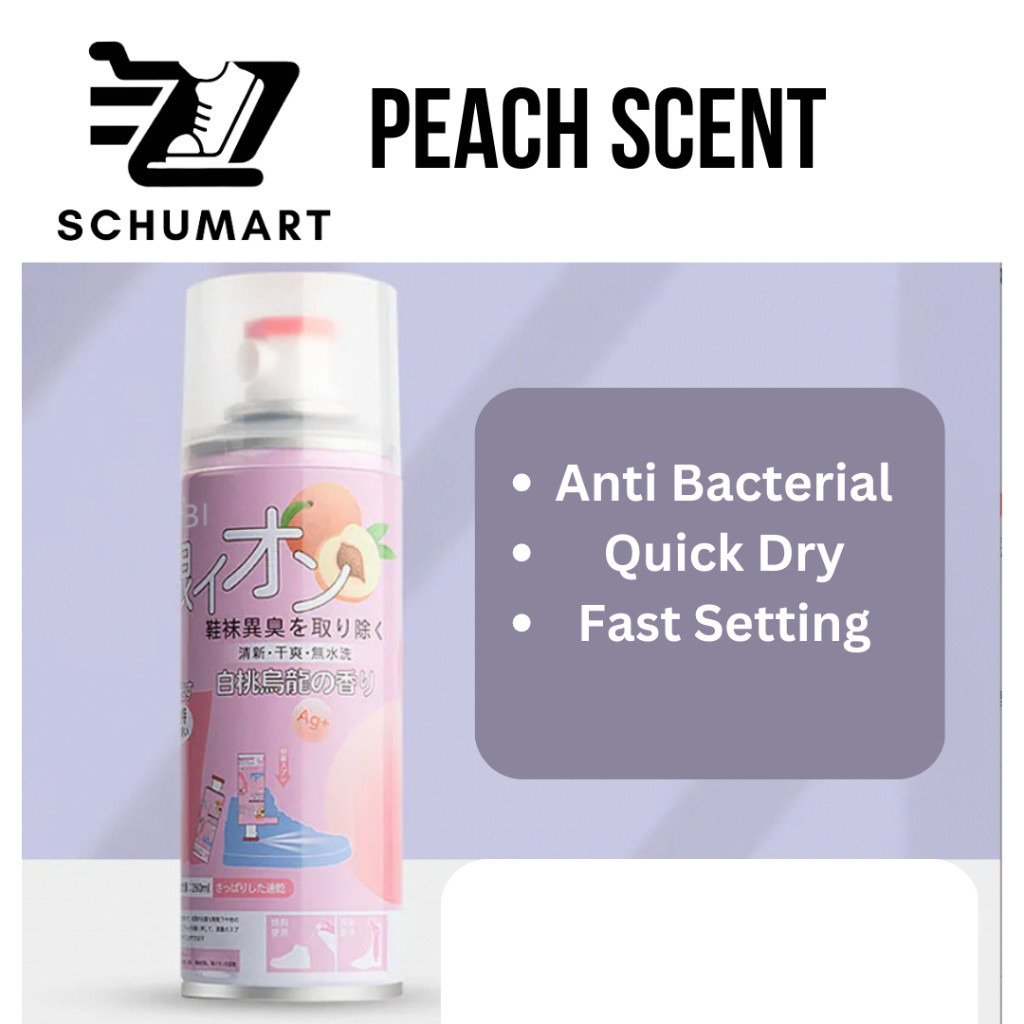 [SG STOCK] Shoe Deodorant Spray with AG+ Shoe Odour Removal ...