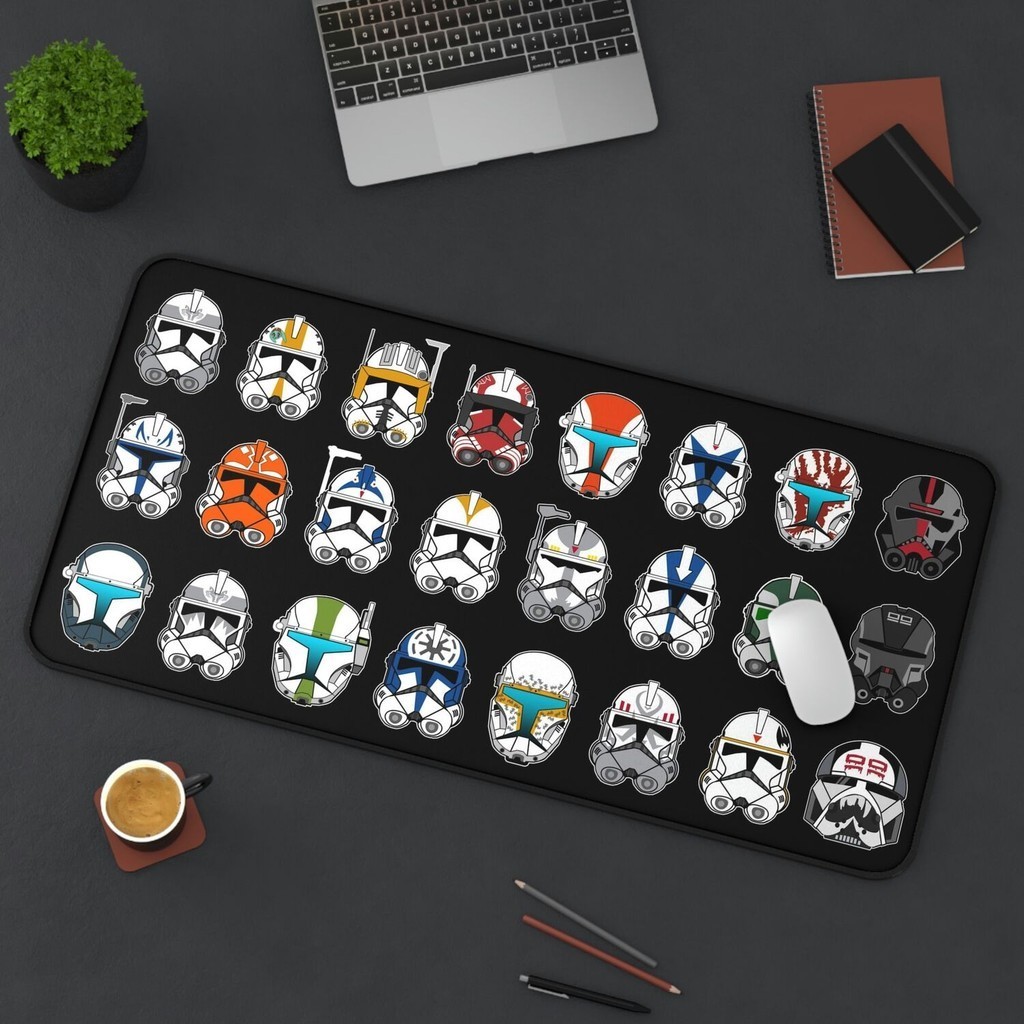 Star Wars Clone Troopers Desk Mat | Clone Wars Desk Mat | Bad Batch ...