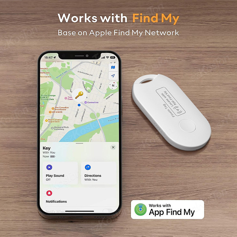 Mini GPS Tracker For Apple Find My APP Smart Tag Tracking Device Finder for