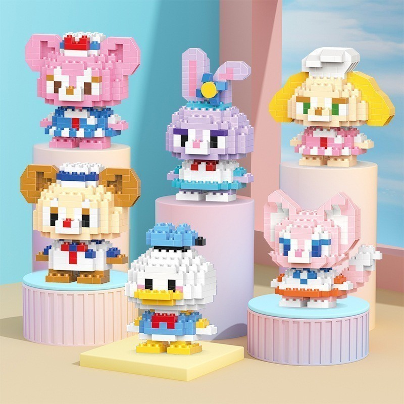 60 Style DIY Building Blocks Disney Sanrio Nintendo Pokemon Toys 3D ...
