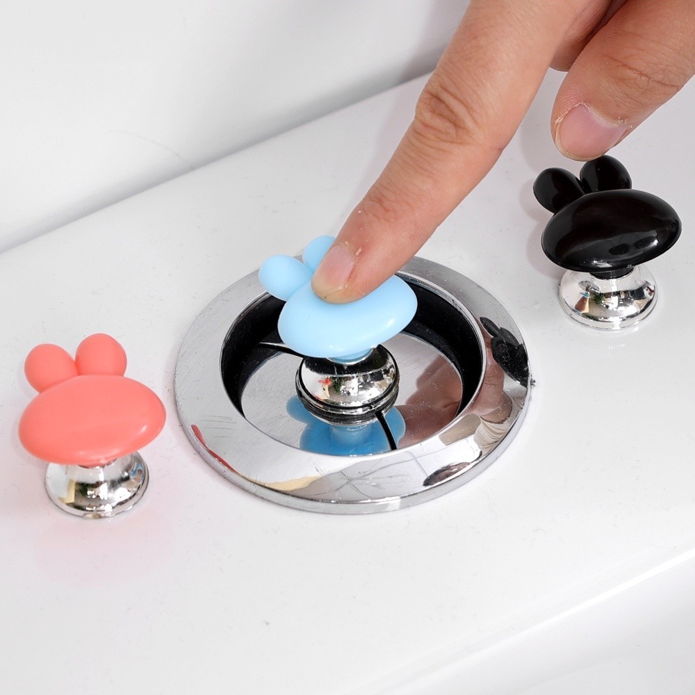 Toilet Tank Button Flush Lift Cover Transparent Heart Shaped Labor ...
