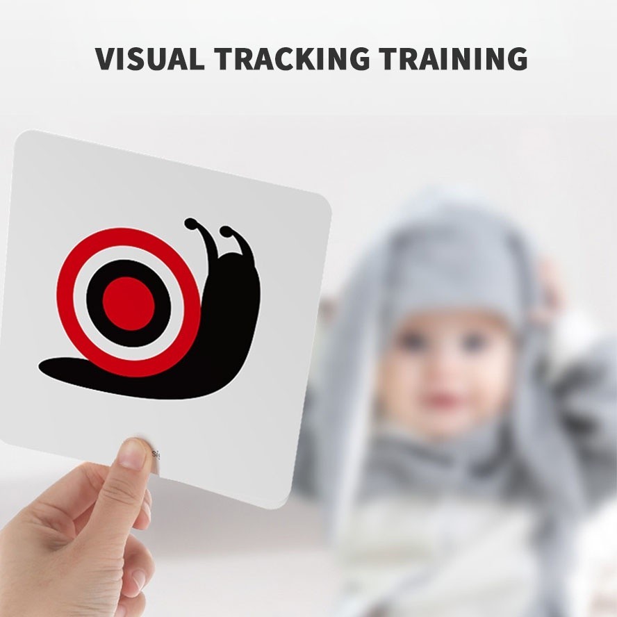 Baby flashcard High contrast visual stimulation cards Early learning ...
