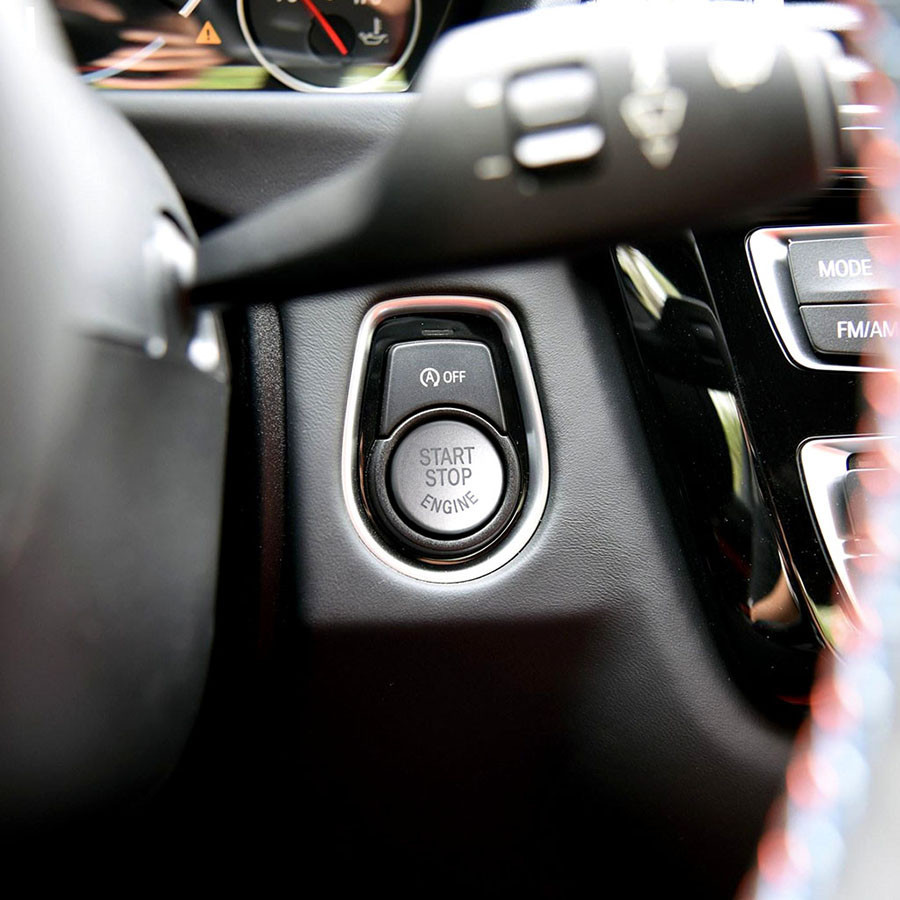Engine START STOP Button Cover Key Decor For BMW 1 3 5 7 Series F20 F22 ...