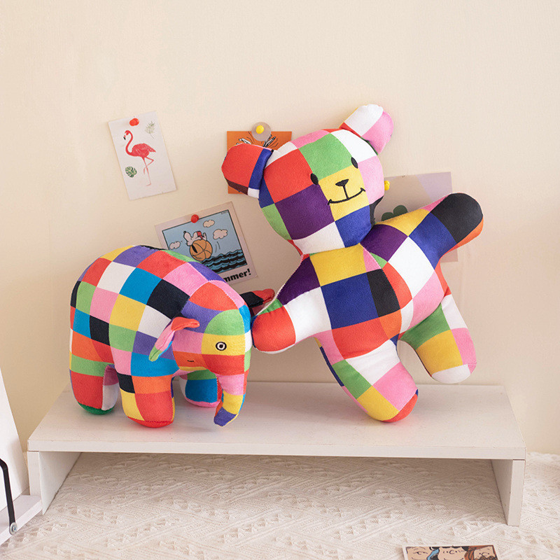 Elmer cuddly toy deals