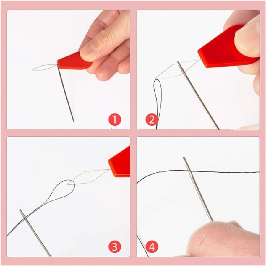 10PCS Sewing Machine Needle Inserter & Threader Sew Easy Automatic ...