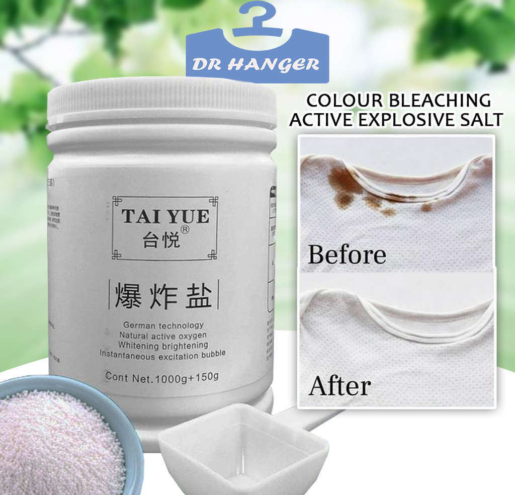 1kg Colour Bleaching Active Explosive Salt Powder Bath Bombs Laundry