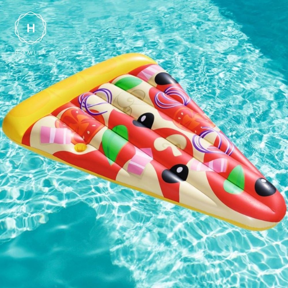 Homlly Giant Inflatable Popsicle Pizza Marshmallow Lounger Swim Lie On ...