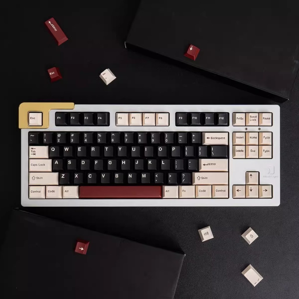 GMK 173 KEYS Two-color Optional Double Shot Cherry Profile ABS Keycaps ...