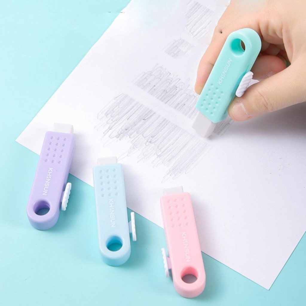 1Pc INS Retractable Eraser Student Examing Drawing Eraser Colorful ...