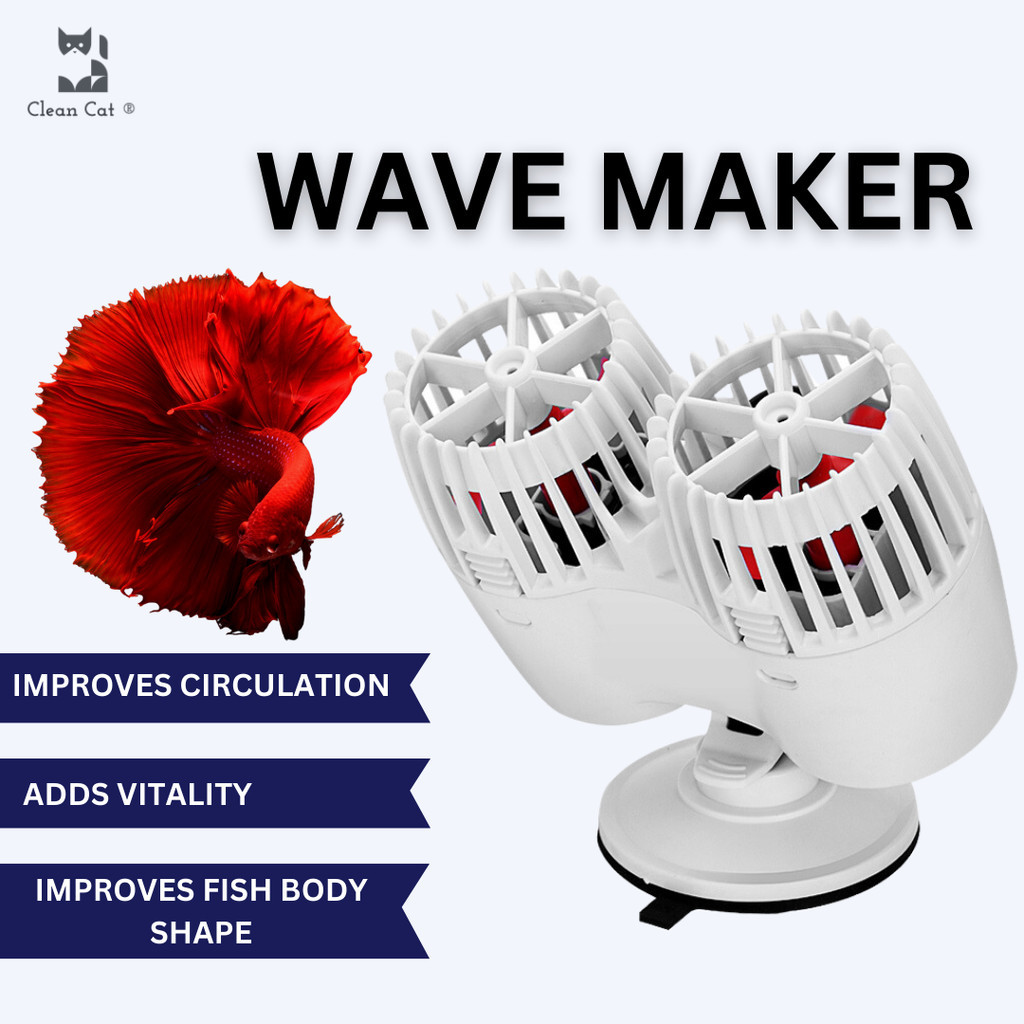Yee Aquarium Fish Wave Maker, Silent Fish Tank Aquarium Fan, Aquarium ...