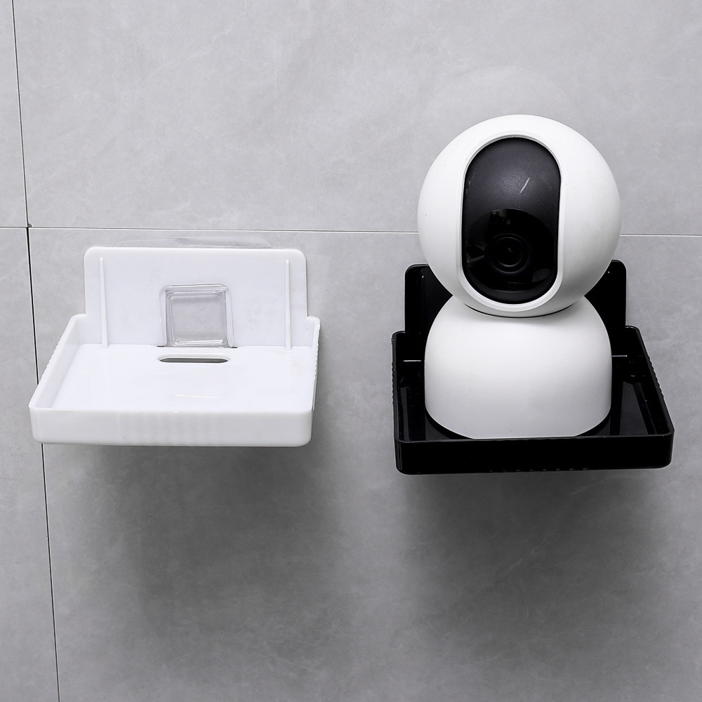 Portable Wall Mounted Punch-Free Square Plastic Camera Shelf Living ...