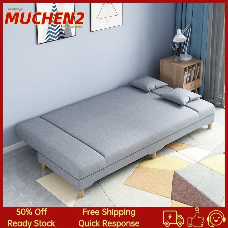 【Free Shipping】Sofa Bed Foldable Single 2 3 4 5 Seater Folding Small ...