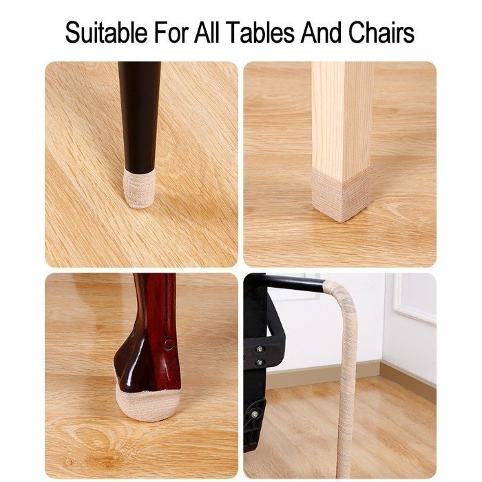 HOME🔴4m Universal Chair Leg Covers and Table Leg Protective Pads,Anti ...