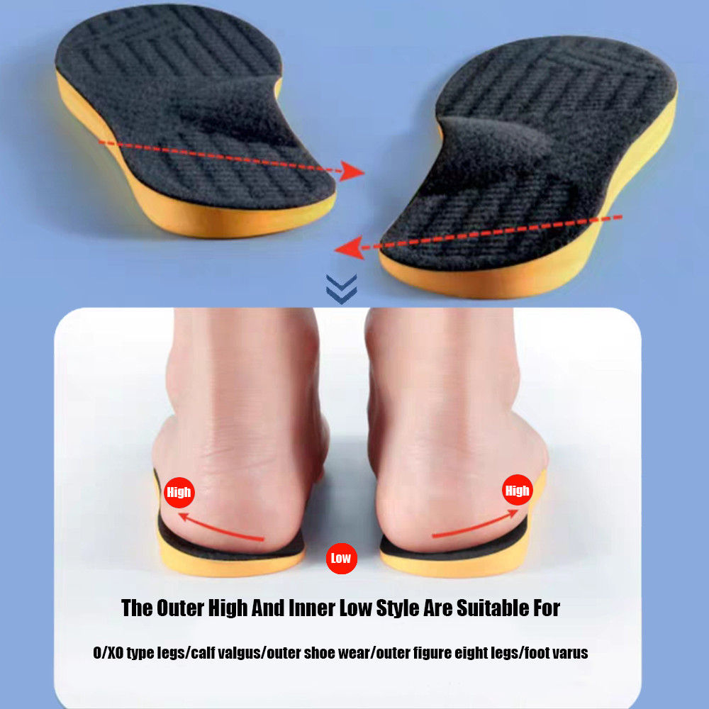 New Arch Support Flat Foot Orthopedic Insoles for Shoes Women Men ...