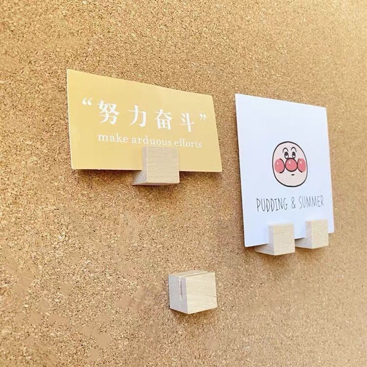 Cube Slot Push Pin Not Hurt the Photo Art Nail Felt Cork Message Board ...