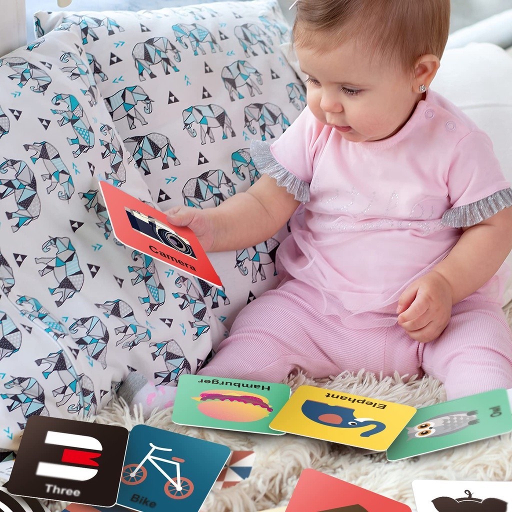 Baby flashcard High contrast visual stimulation cards Early learning ...
