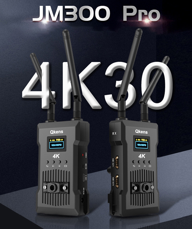 5G 4K Wireless Transmission Video Transmitter Receiver Dual Display ...