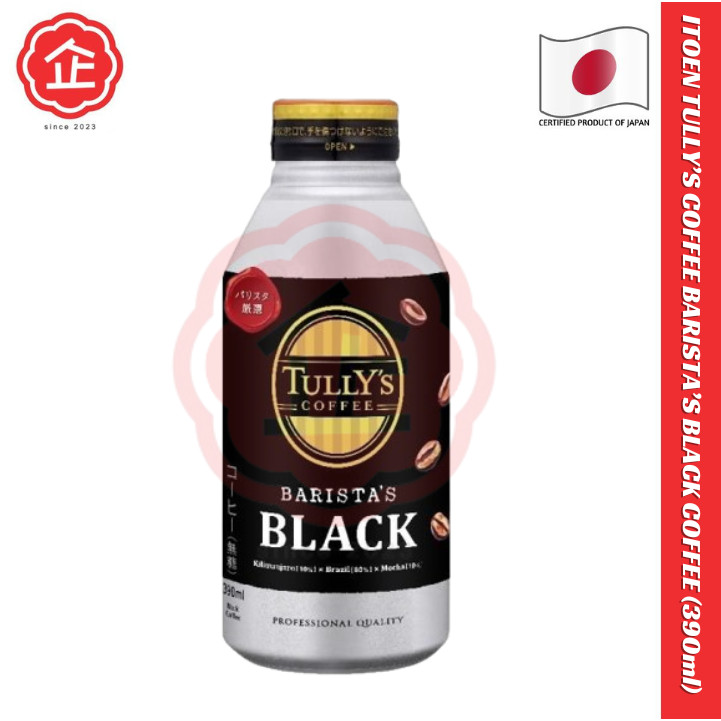 ITOEN TULLY'S Barista Black Coffee (390ml) JP/JAPAN『PRODUCT