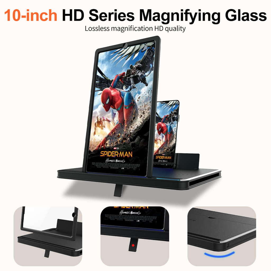 Guugei Mobile Phone Screen Amplifier 10-inch HD Series Magnifying Glass ...