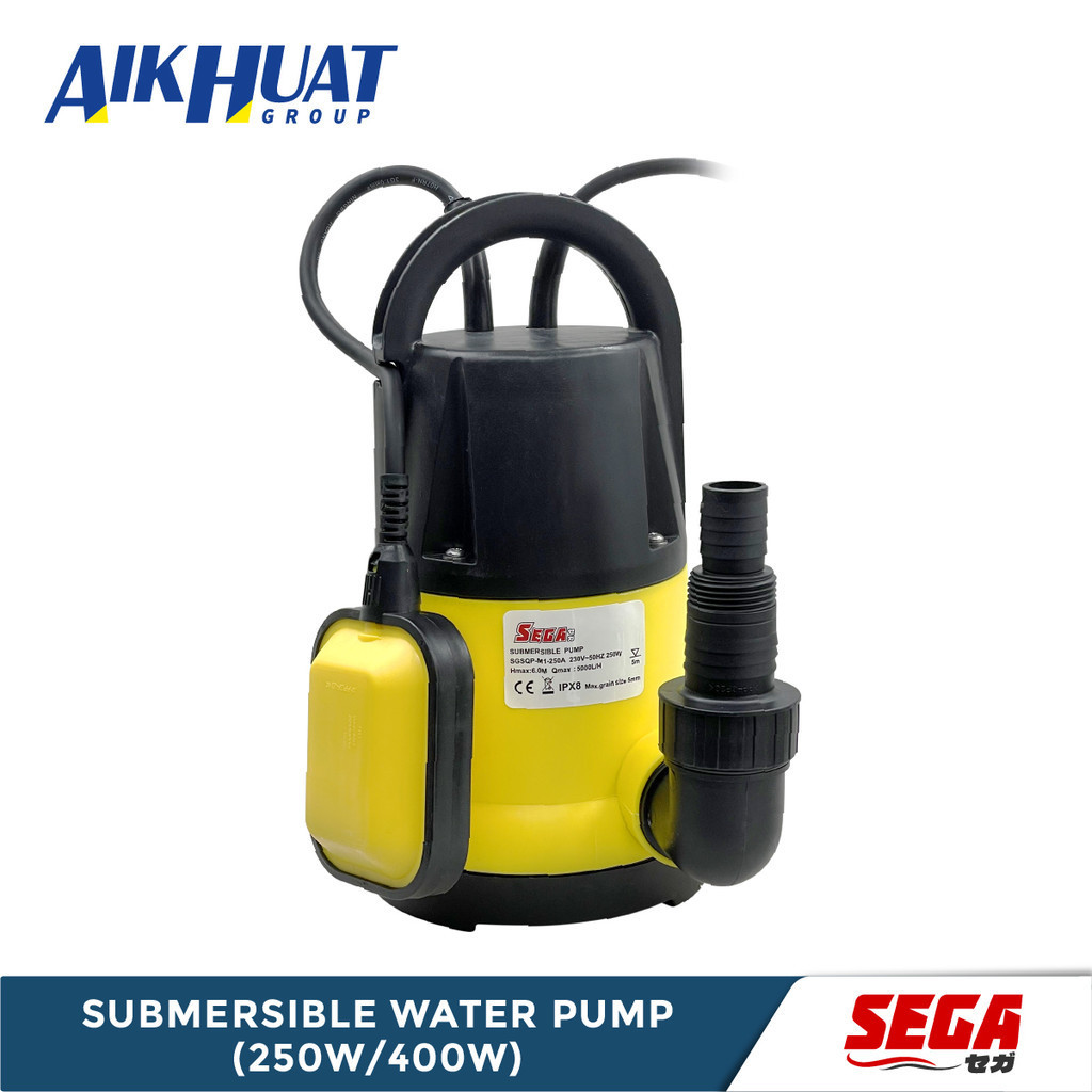 (Japan) Sega Submersible Automatic Water Pump 250W & 400W Pam Kolam