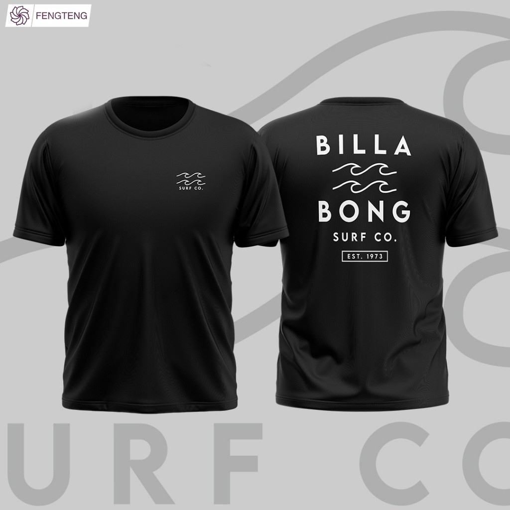 023vB Billabong Surf Co T-shirt for Outdoor/Hiking and Running ...