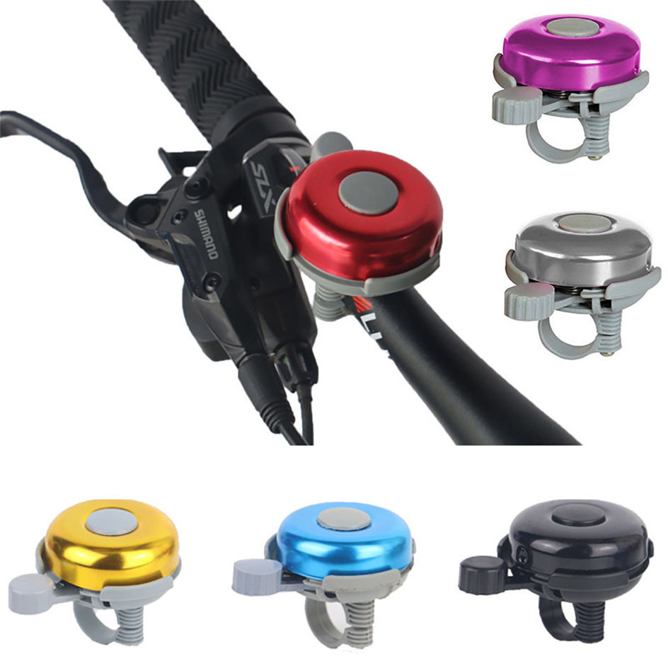 Bike Bell Aluminum Alloy Handlebar Horn Alarm Loud Crisp Clear Ringer ...