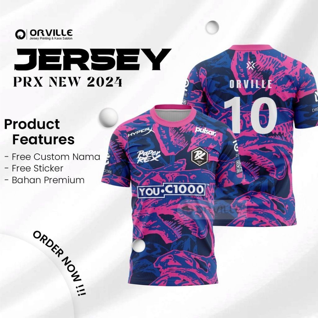 【Free Custom Name & Number】Jersey PRX PAPER REX NEW 2024 24/25 SG/KR ...