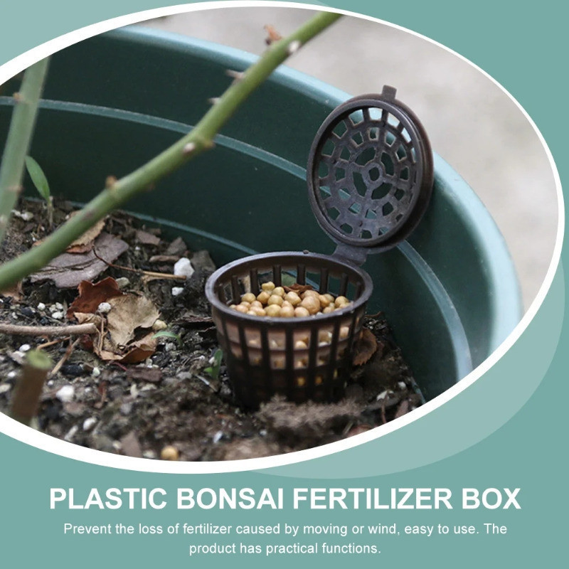 Fertilizer Box with Lid - 20 Pcs Portable Plastic Fertilizer Basket ...