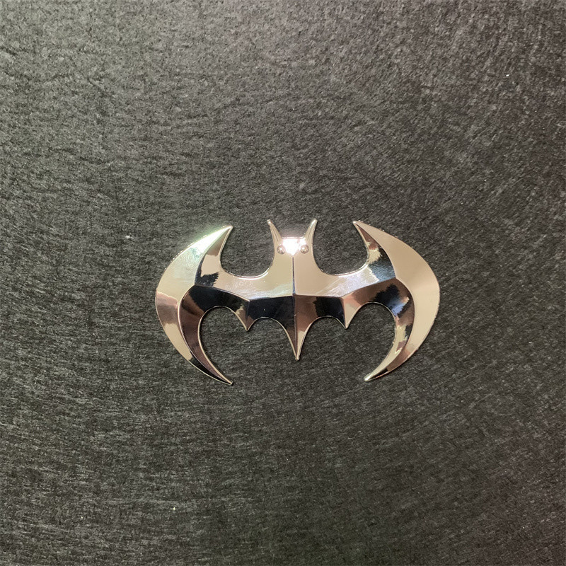 3D Car Stickers Zinc Alloy Bat Auto Logo Car Styling Metal Bat Badge ...