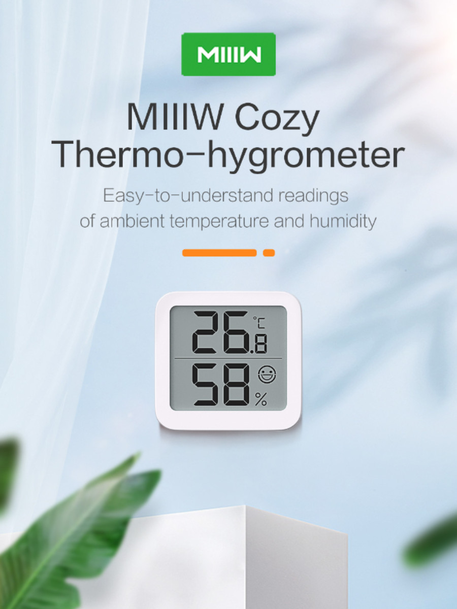 Miiiw Mini Thermohygrometer Precision Sensitive Sensor Expression ...