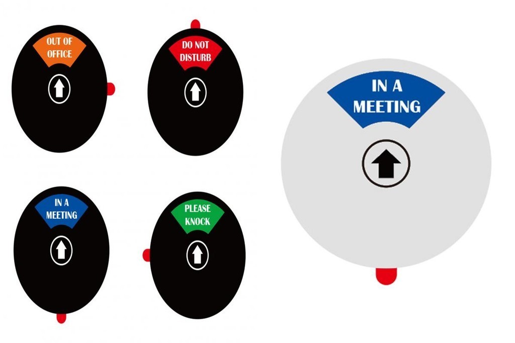 HOT Meeting Room Sign Office Door Sign Office Signage Set Magnetic Anti ...