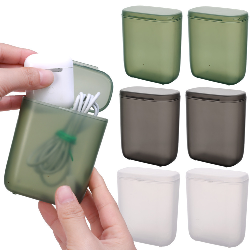 Cable Wire Container - Charger Organizer Box - Earphone Storage Case ...