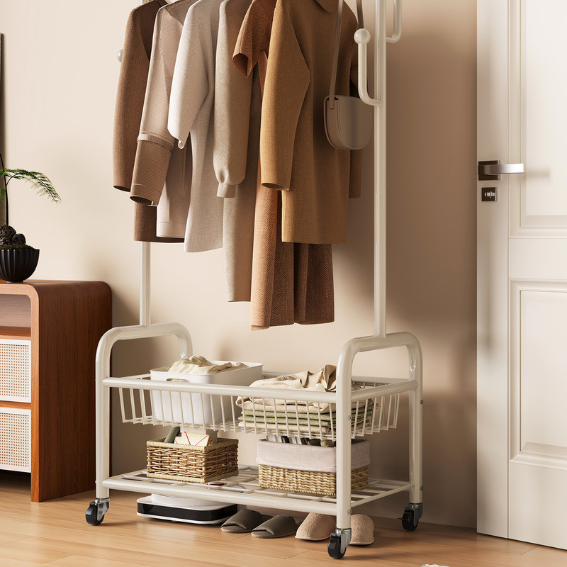 caosisi Clothes Rack Hanging Floor To Ceiling Bedroom Simple And ...