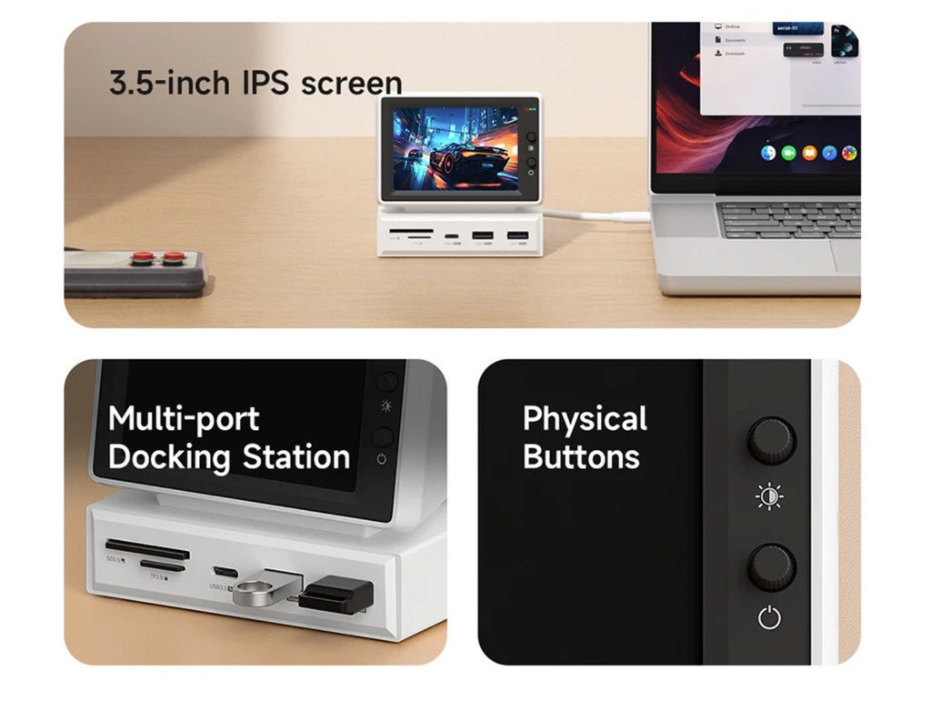 その他 HAGiBiS MiniMonitor USB Docking Station Hagibis Mini Monitor USB C Docking Station | Official Store