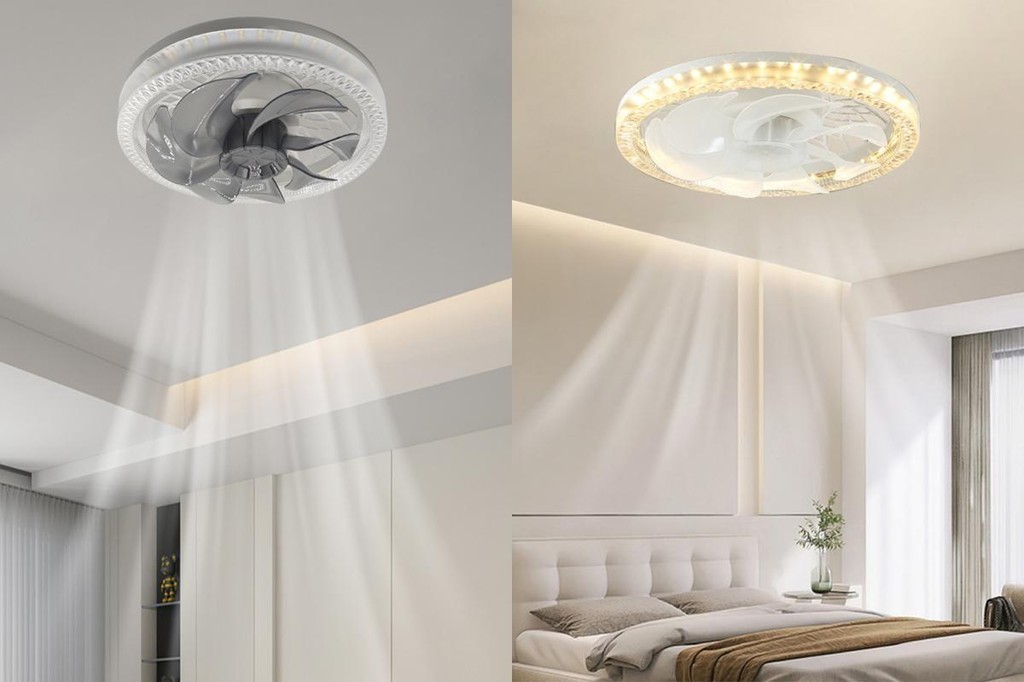 largesize| Silent Ceiling Fan with Copper Core Motor Ceiling Fan with ...