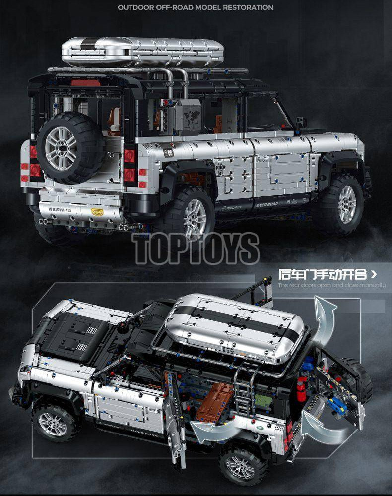 New GULY Blocks 10620 Land Rover-Inspired Defender & Range Rover RC ...