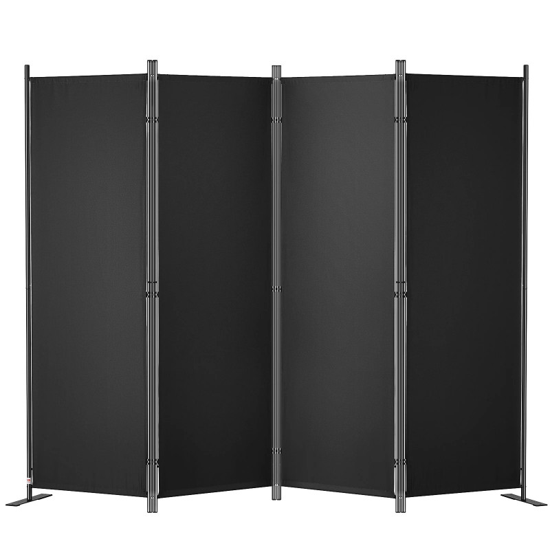 VEVOR 4 Panel Room Dividers Adjustable In Size and Height Freestanding ...