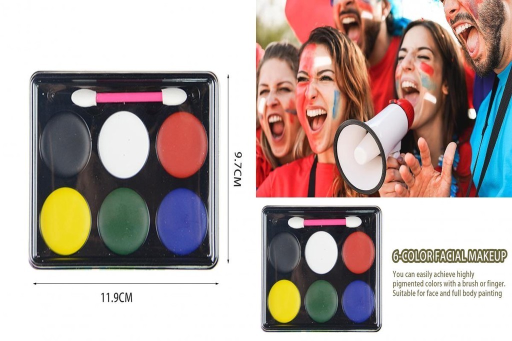Highly Pigmented Color Palette Face and Body Paint 6-color Face Paint ...