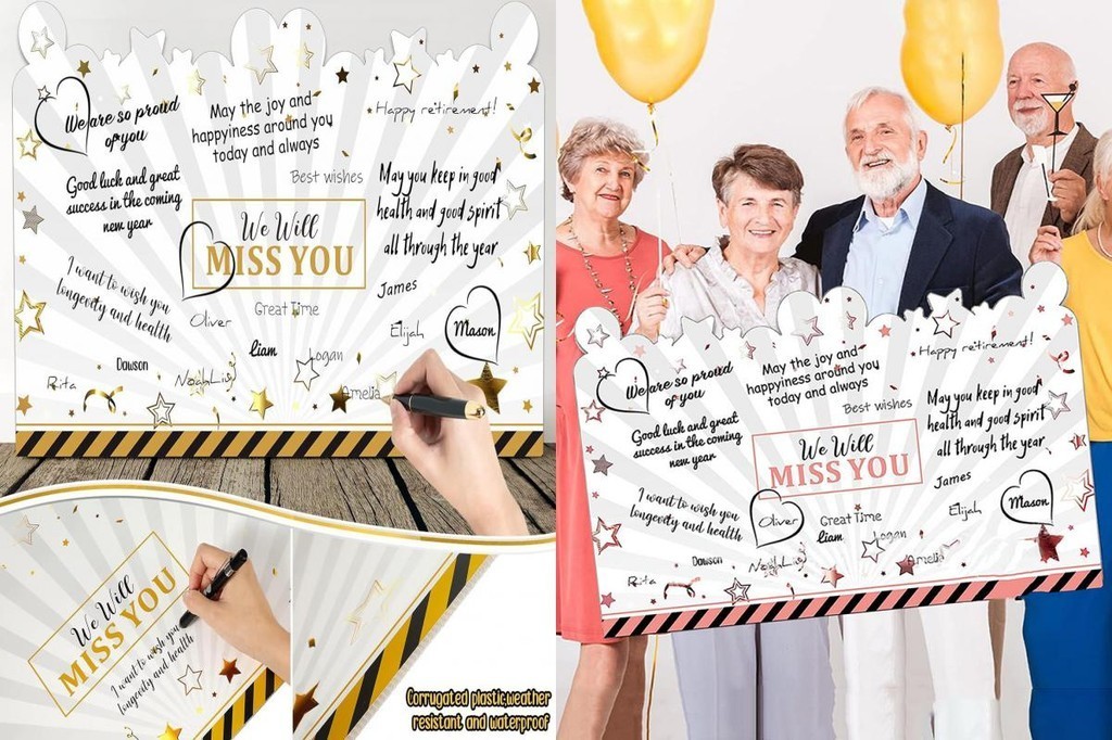 Giant Retirement Card Retirement Message Commemorative Card Retirement ...