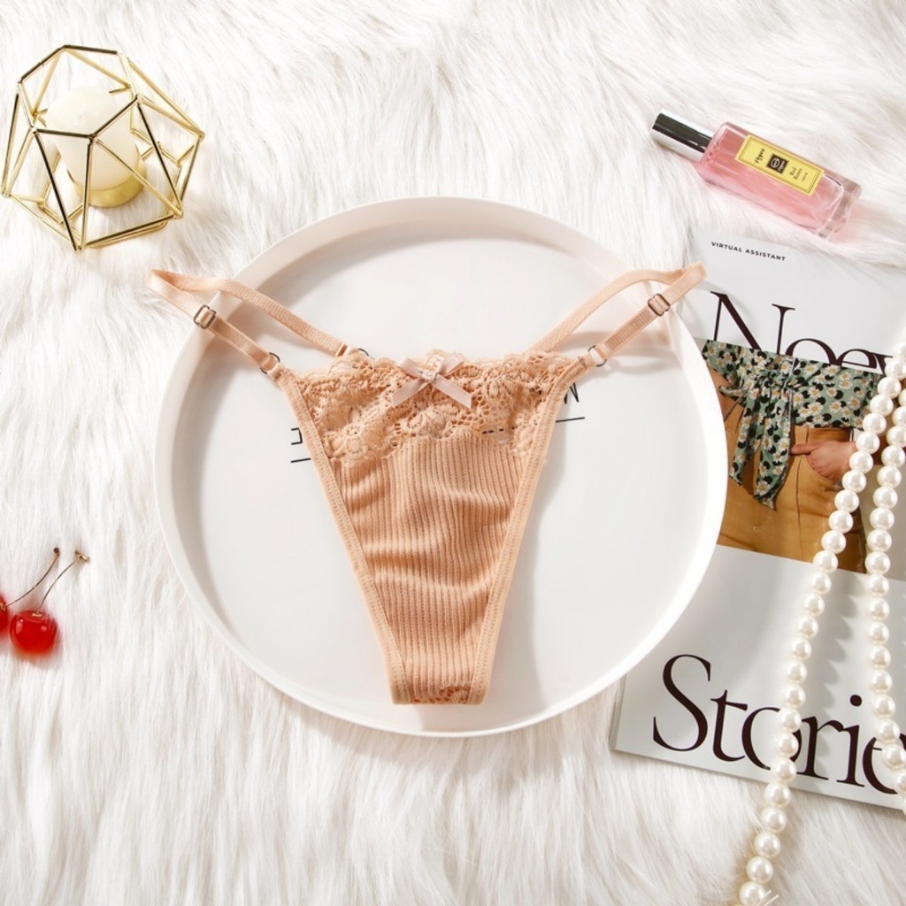 ZXYOUPING 1/3pcs Women Sexy Low Rise Lace G-String Thongs T-Back ...