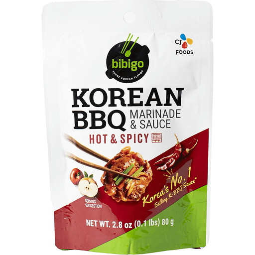 (Expiry 5th july 2024) CJ Bibigo Korean BBQ Sauce Hot & Spicy 80g