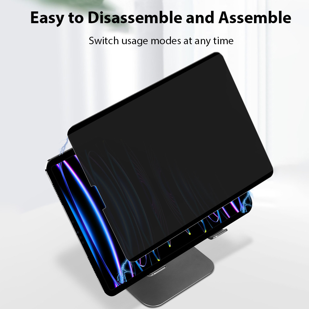 Magnetic Privacy Screen Protector For iPad Pro 11 2024 A2837 Pro 13 Air ...