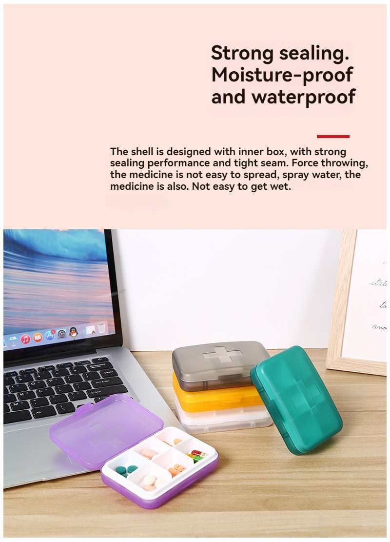 ⚡SG HOT SALE⚡Potable One-Week Pill Collection Box Travel Drug Tablets ...