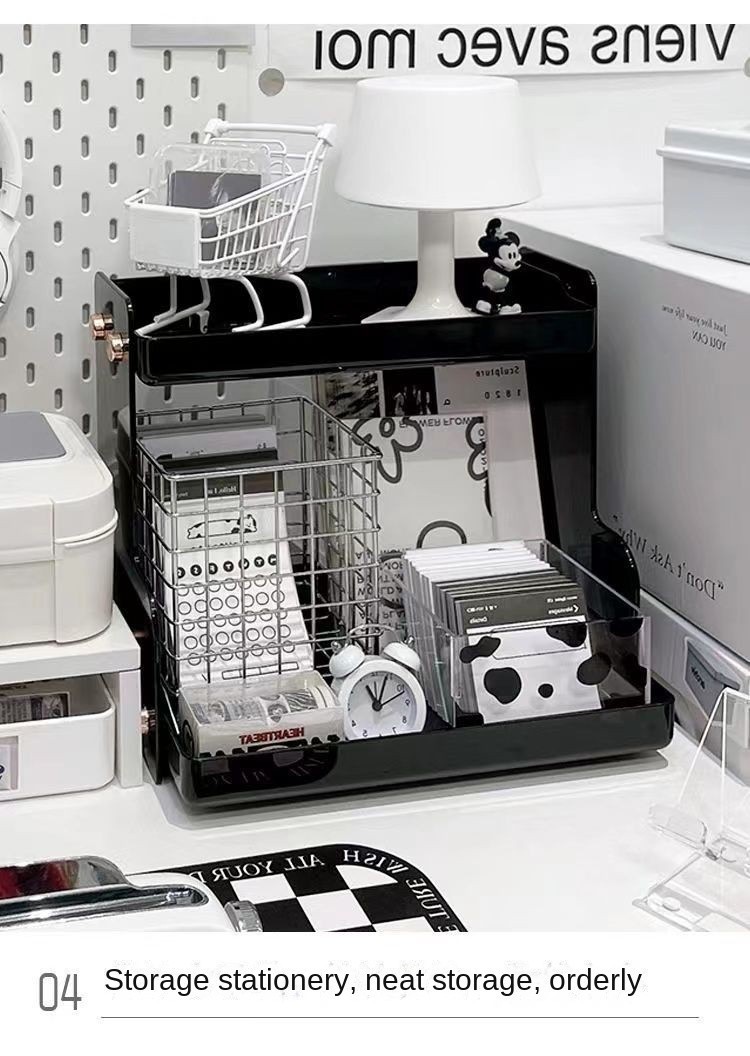 Storage Rack Ins Student Dormitory Desktop Stationery Sundries Storage ...
